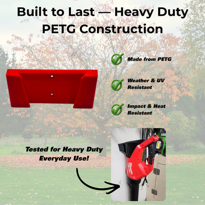 Milwaukee M18 Fuel Leaf Blower Wall Mount – Heavy Duty – Compatible with Model 3017