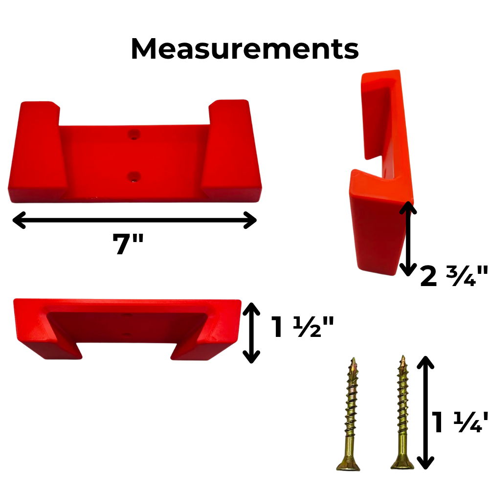 Milwaukee M18 Fuel Leaf Blower Wall Mount – Heavy Duty – Compatible with Model 3017