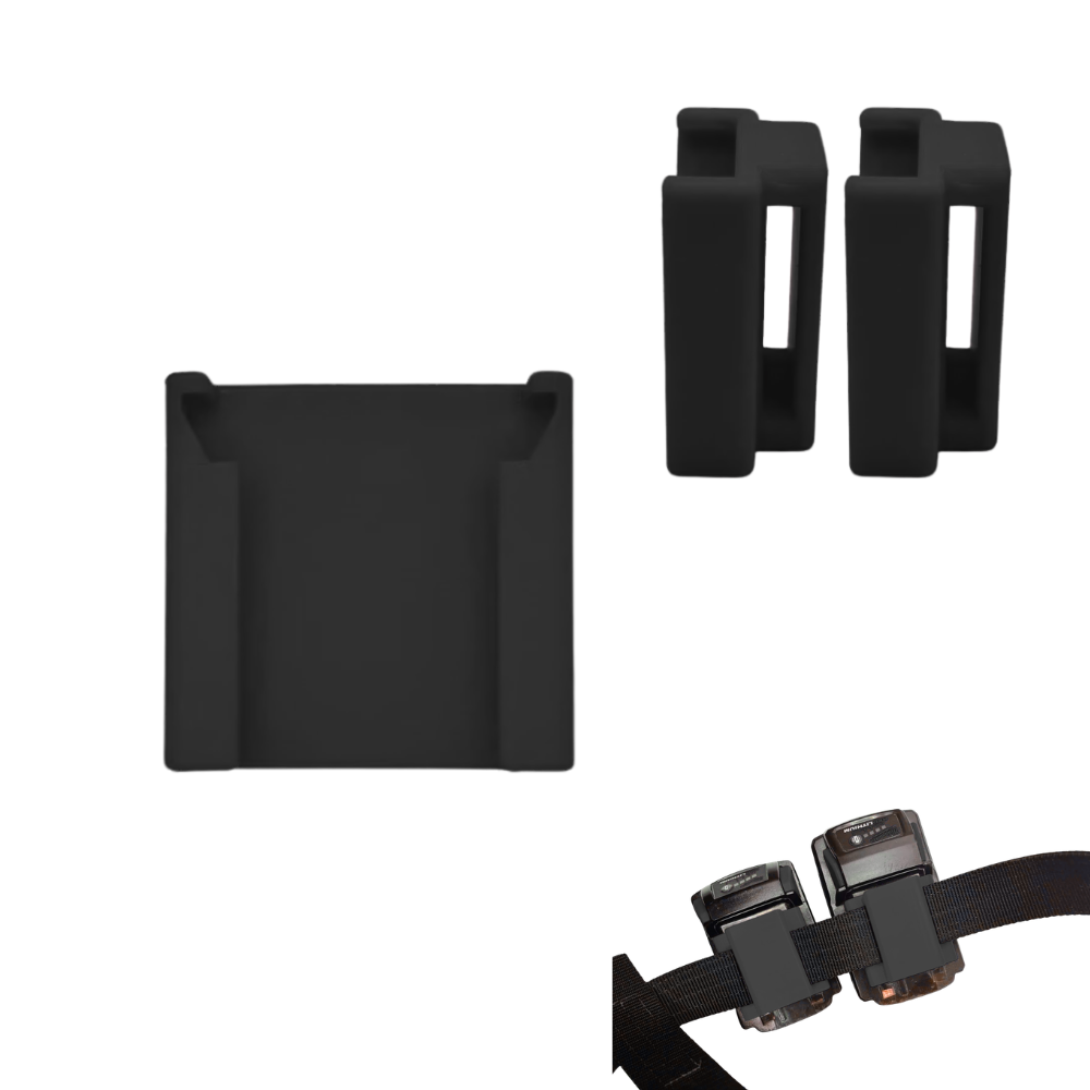 Milwaukee M18 Battery Belt Holder - Open & Closed Clip Designs - Made in USA
