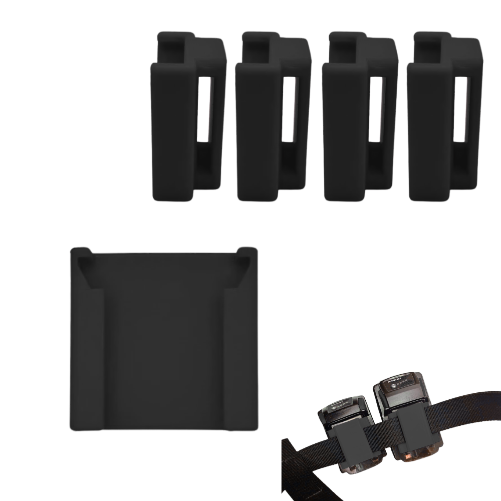 Milwaukee M18 Battery Belt Holder - Open & Closed Clip Designs - Made in USA