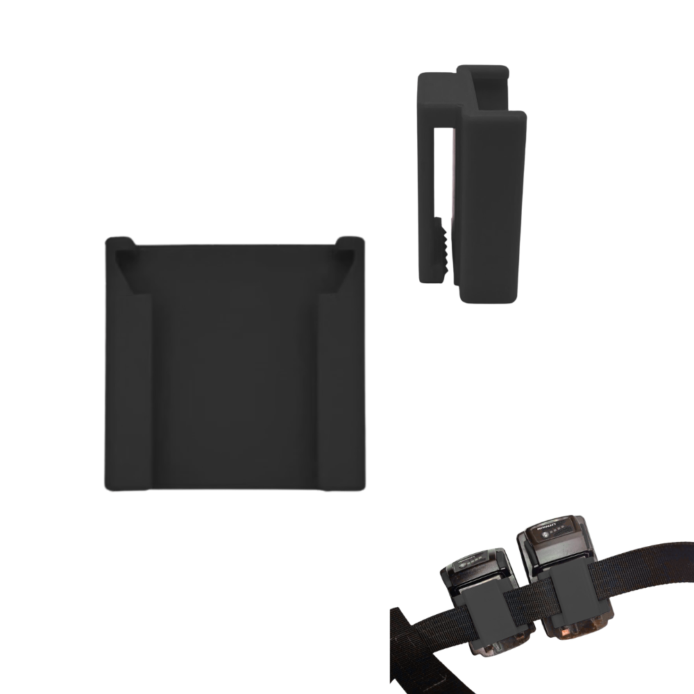 Milwaukee M18 Battery Belt Holder - Open & Closed Clip Designs - Made in USA