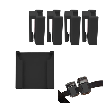 Milwaukee M18 Battery Belt Holder - Open & Closed Clip Designs - Made in USA