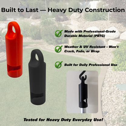Milwaukee QUIK-LOK Attachment Pole Hook - Garage Storage Organizer - Red or Black
