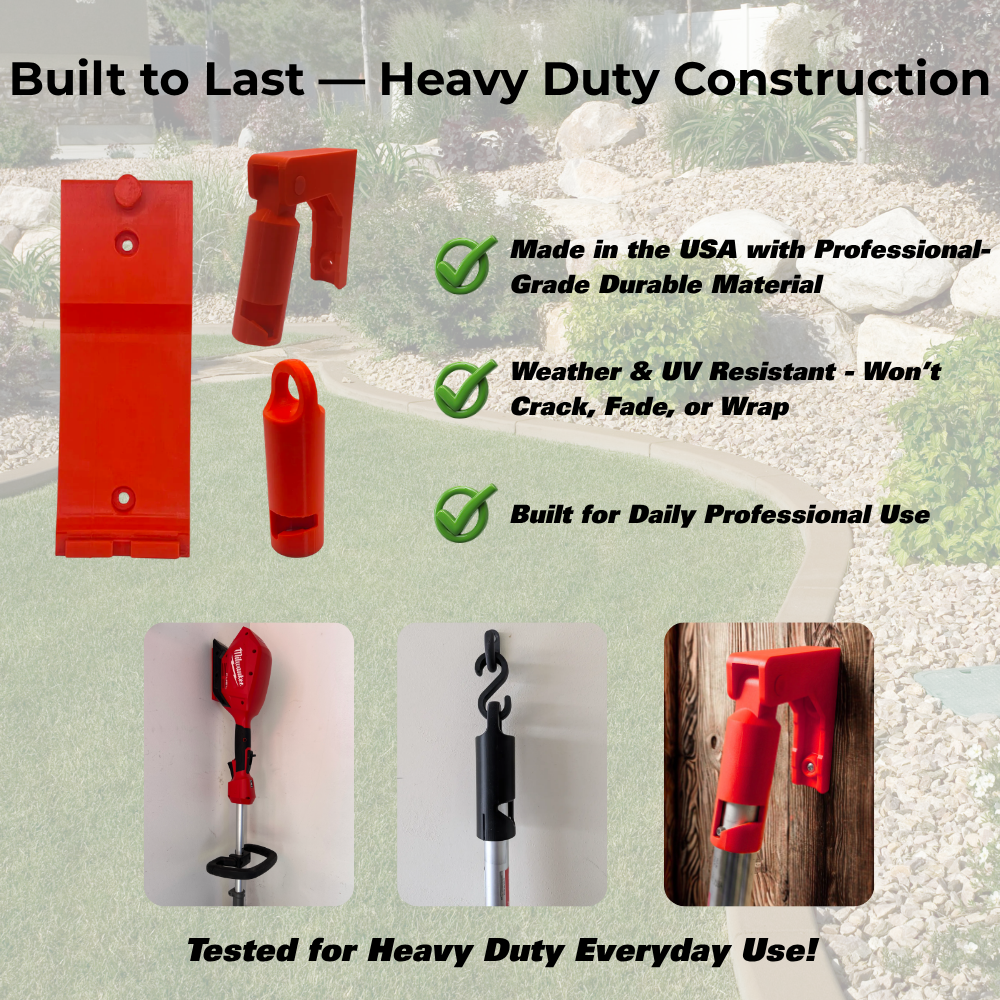 Milwaukee M18 Fuel Power Head Mount - 2825-20 & 3016-20 - QUIK-LOK Pole Mount or Hook Options