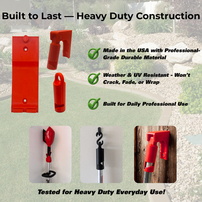 Milwaukee M18 Fuel Power Head Mount - 2825-20 & 3016-20 - QUIK-LOK Pole Mount or Hook Options