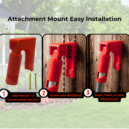 Milwaukee M18 Fuel Power Head Mount - 2825-20 & 3016-20 - QUIK-LOK Pole Mount or Hook Options