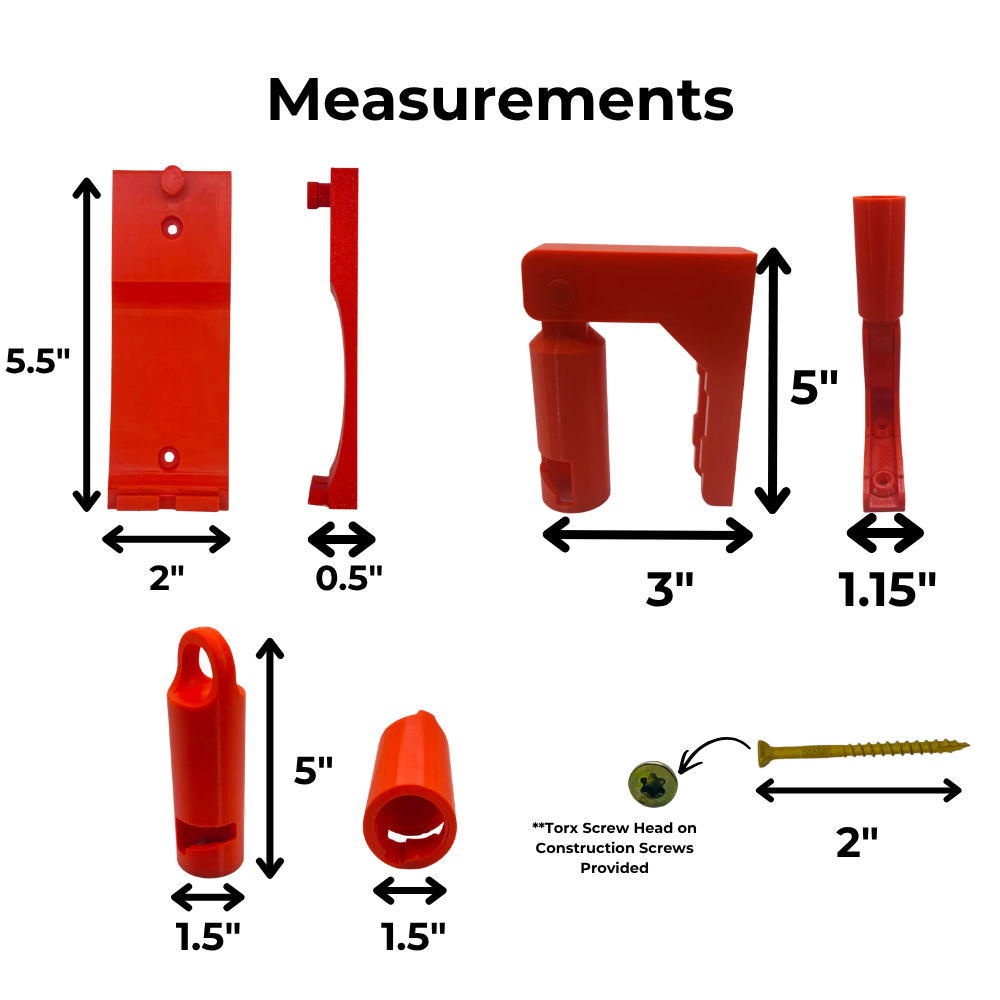 Milwaukee M18 Fuel Power Head Mount - 2825-20 & 3016-20 - QUIK-LOK Pole Mount or Hook Options