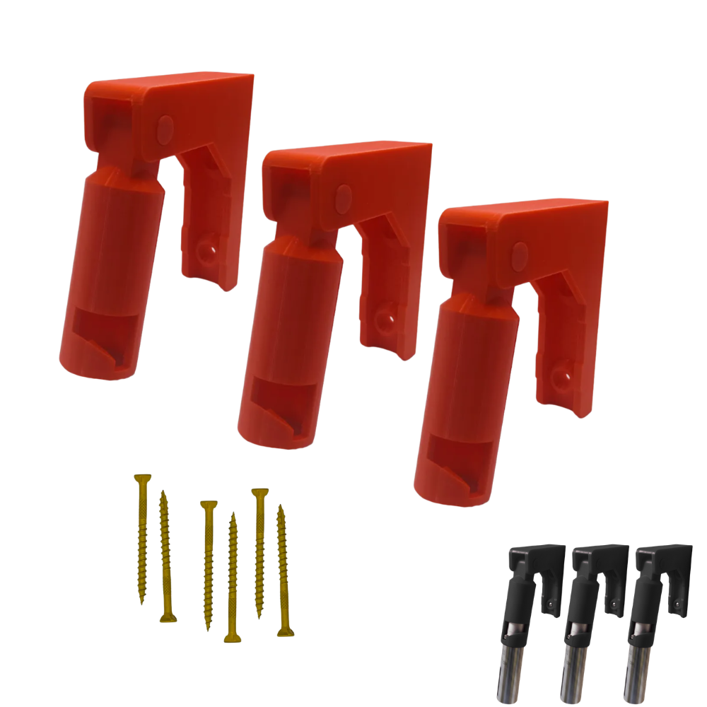 Milwaukee QUIK-LOK Attachment Wall Mount - Garage Storage Organizer - Screws Included - Red or Black
