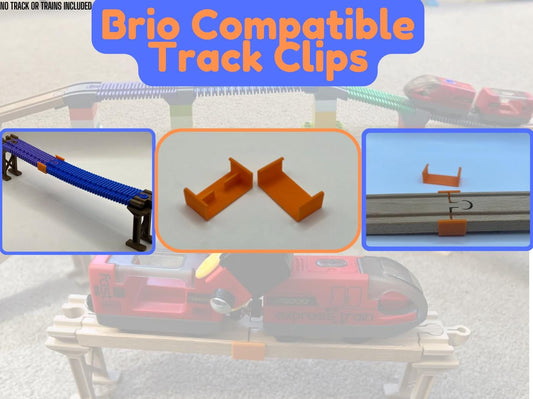 Wooden Train Track Clips