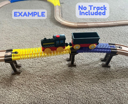 Wooden Train Track Bridge Supports
