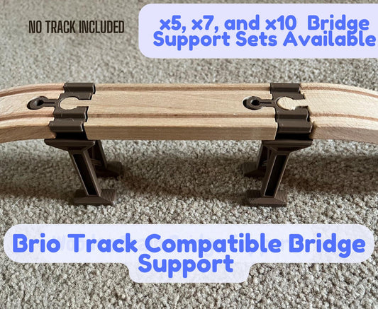 Wooden Train Track Bridge Supports
