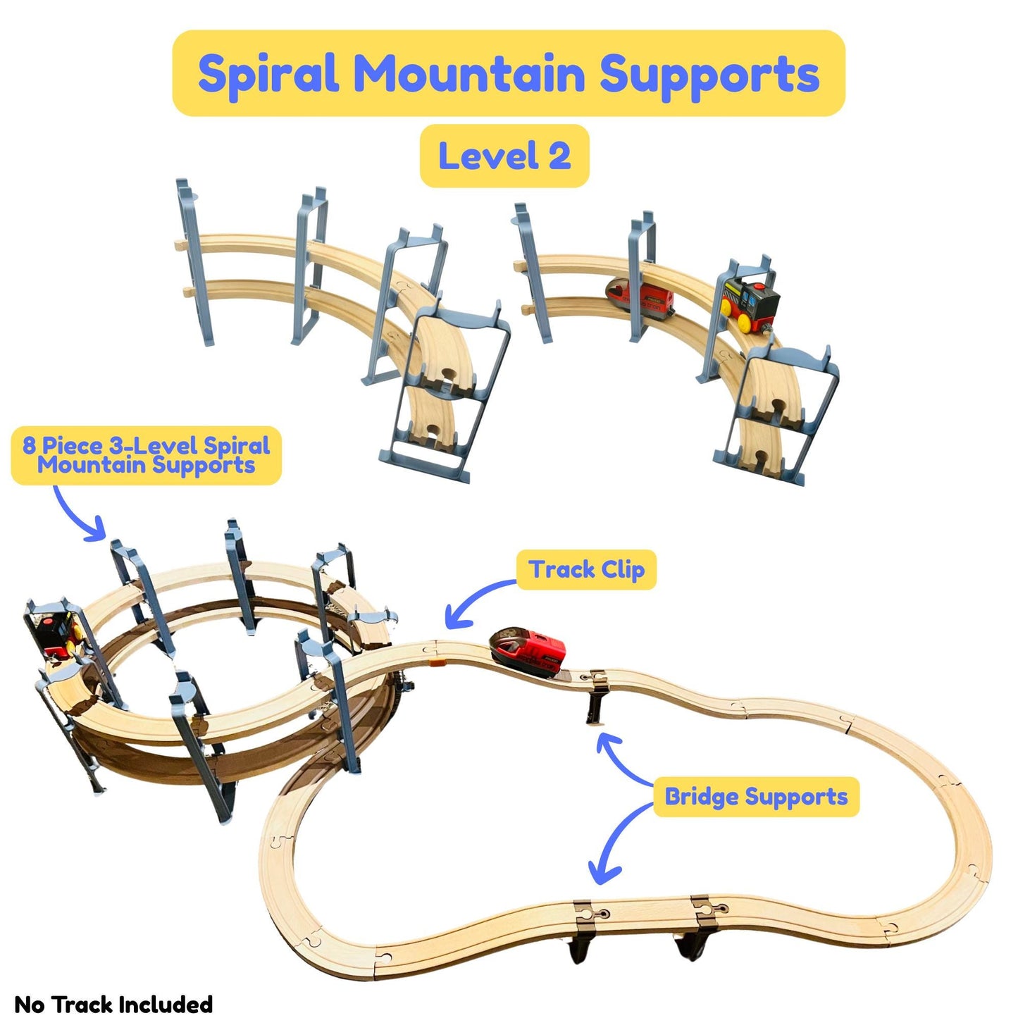 Spiral Mountain Train Track Support