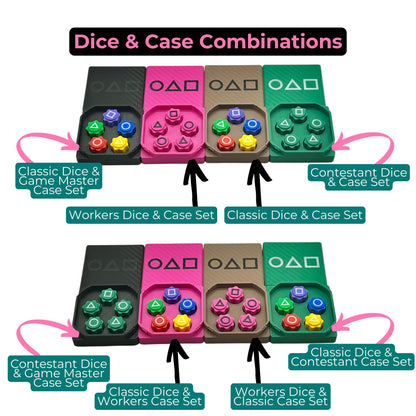 Weighted Gonggi Dice Game Set: Korean Traditional Game with Twist Lock Case | Christmas Stocking Stuffer