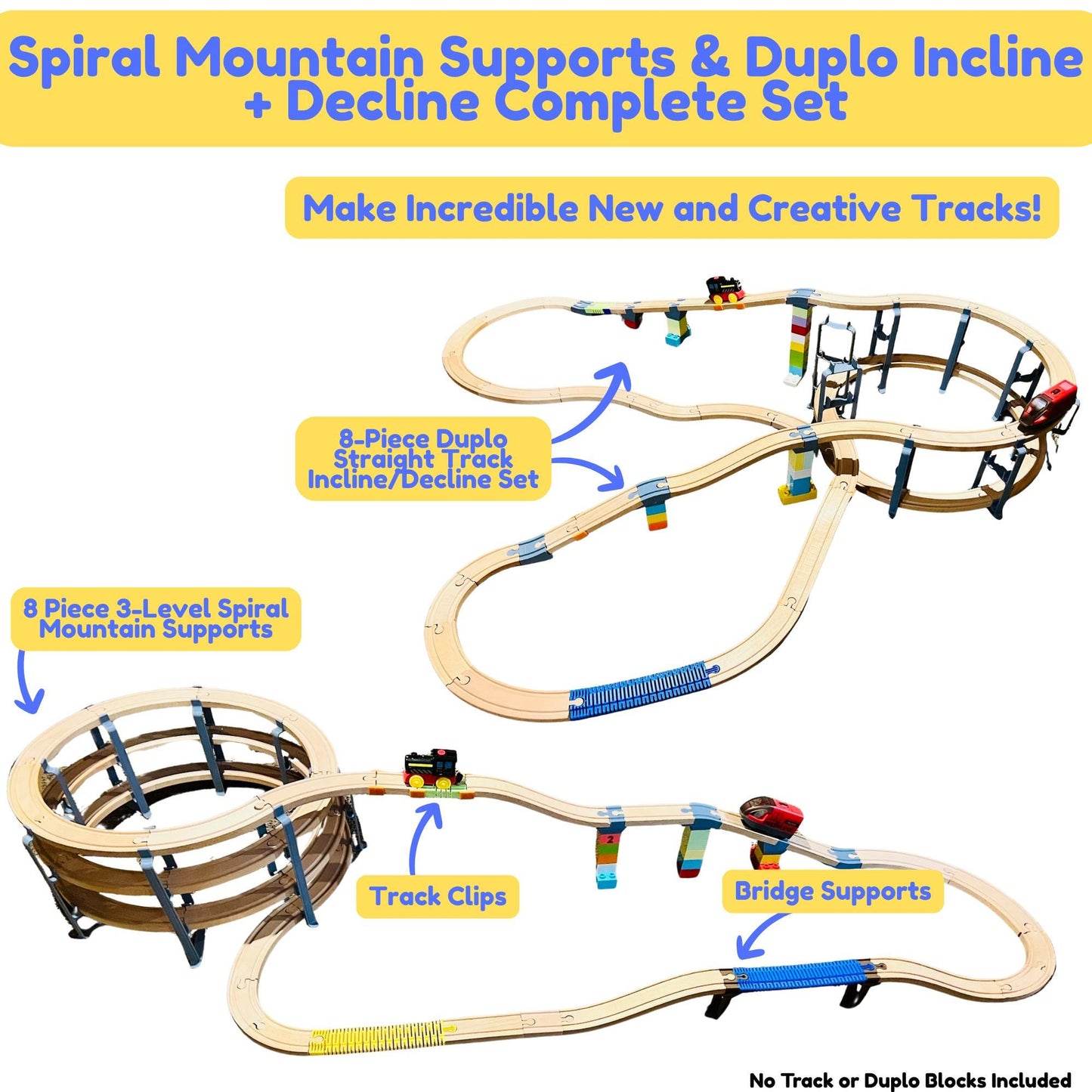 Spiral Mountain Train Track Support