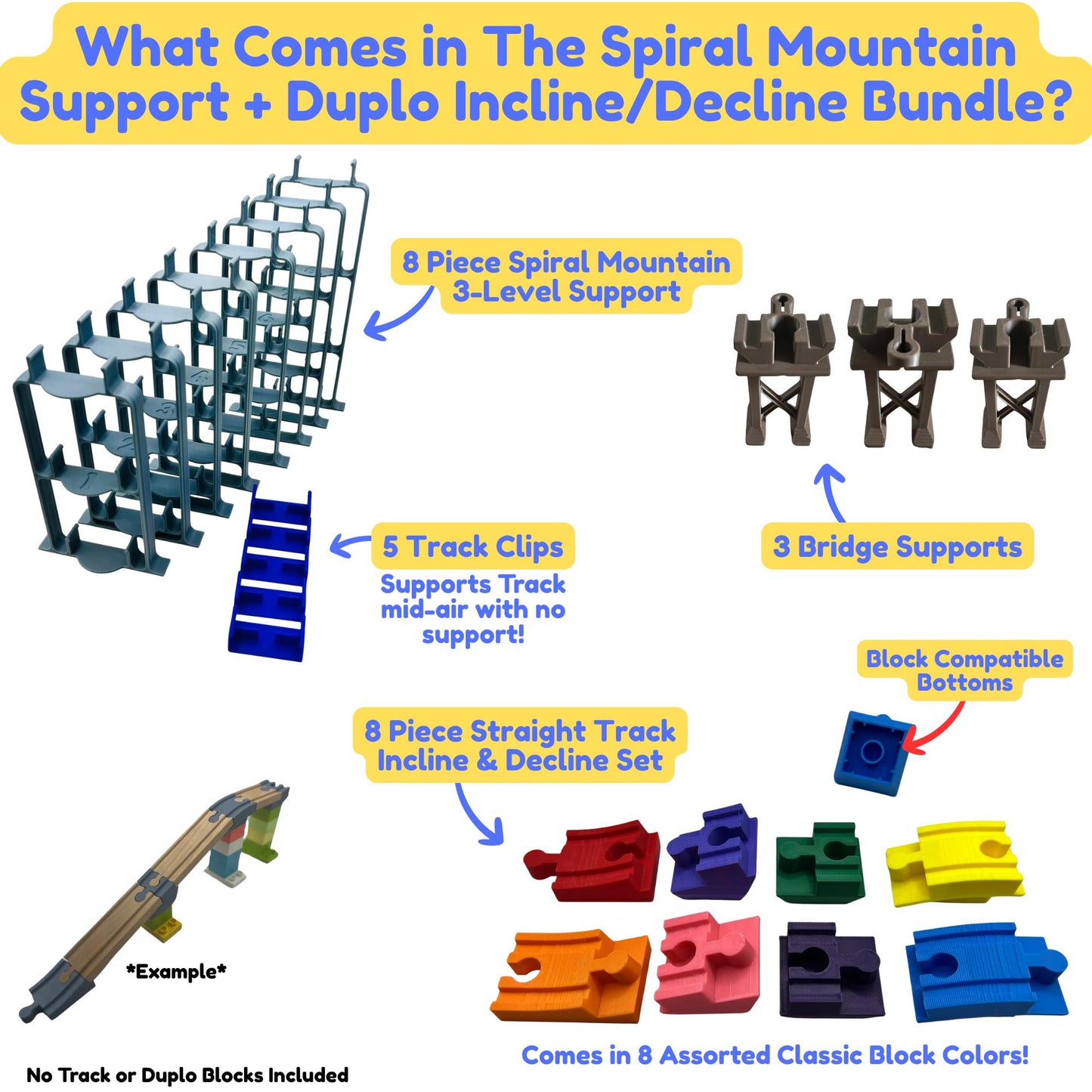 Spiral Mountain Train Track Support