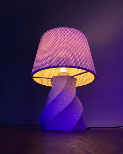 Julian Table Lamp Fuzzy Skin