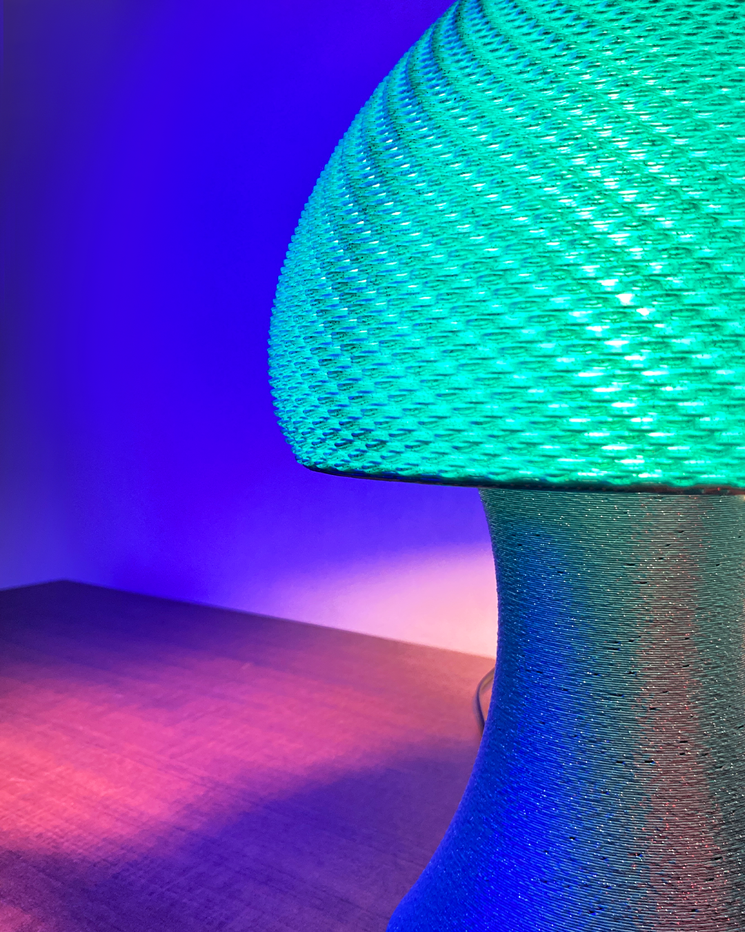 Valentin Table Lamp Fuzzy Skin